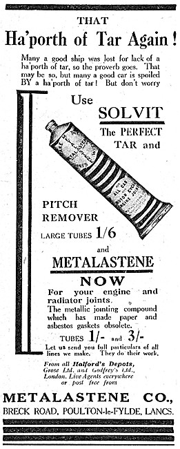 Metalastene Solvit Tar & Pitch Remover                           