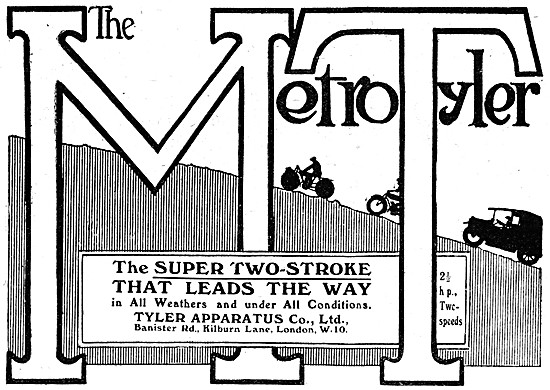 1920 Metro-Tyler Super Two-Stroke Motor Cycle                    