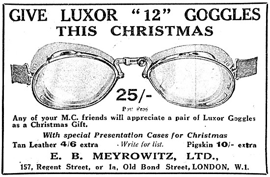 Meyrowitz Luxor Goggles                                          