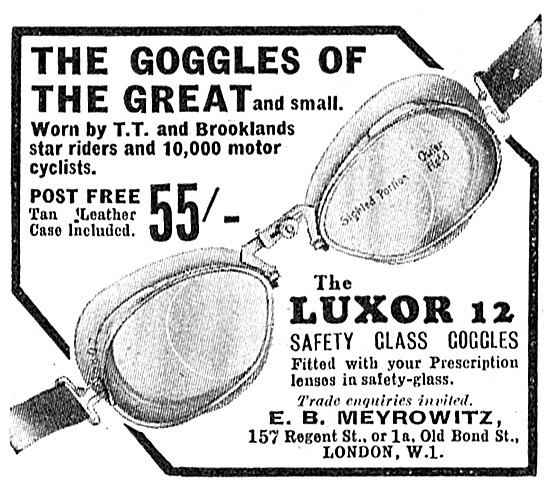 Meyrowitz Luxor 12 Goggles                                       