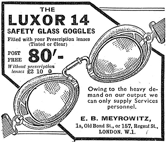 Meyrowitz Luxor 14 Goggles                                       