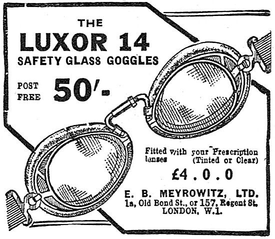 Meyrowitz Luxor 14 Safety Glass Goggles                          