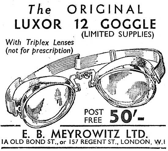 Meyrowitz Luxor 12 Goggles                                       