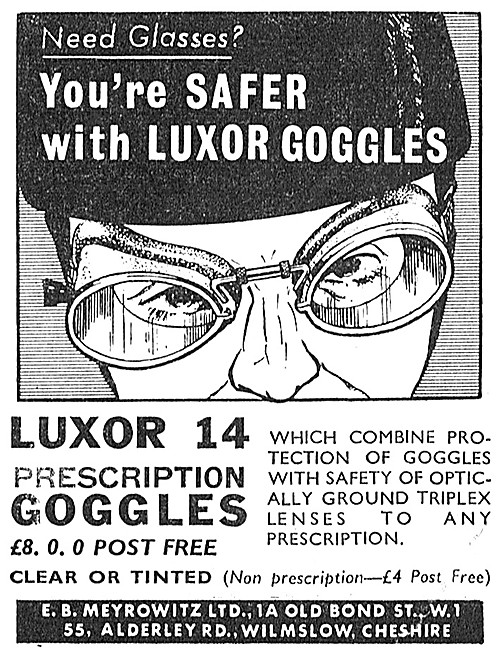 Meyrowitz Luxor14 Prescription Goggles                           