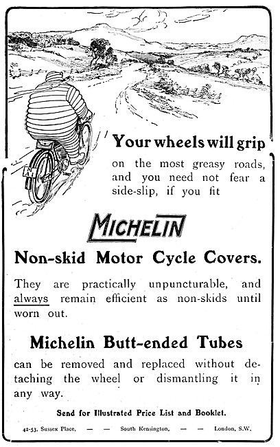 Michelin Motor Cycle Tyres - Michelin Butt-Ended Tubes           