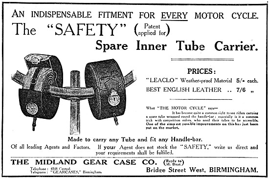 Midland Spare Motor Cycle Inner Tube Carrier                     