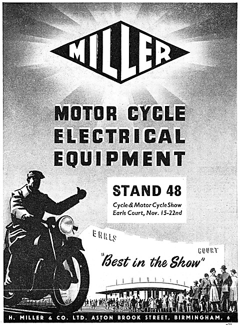 Miller Motorcycle Electrical Equipment                           