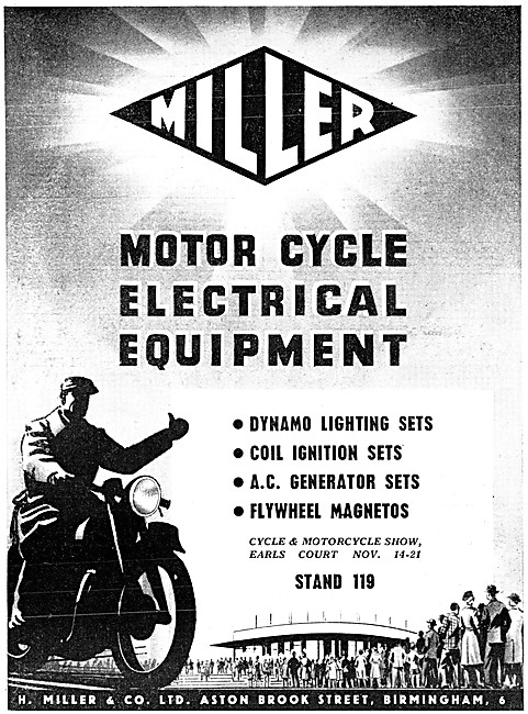 Miller Motorcycle Electrical Equipment                           