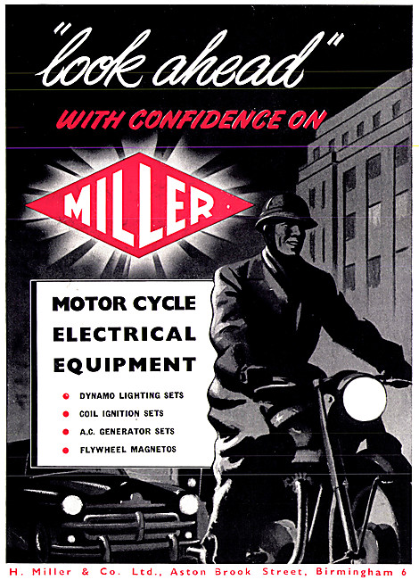 Miller Motor Cycle Electrical Equipment - Miller Flywheel Magneto