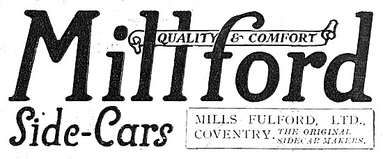 Millford Sidecars 1918                                           