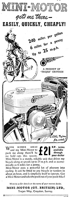 Mini-Motor Cyclemotor                                            