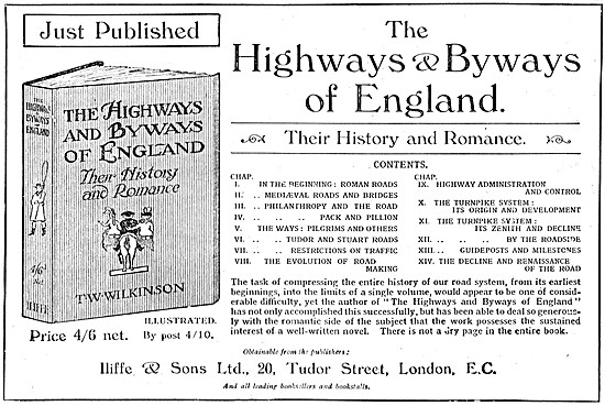 The Highways & Byways Of England 1913 Publication                