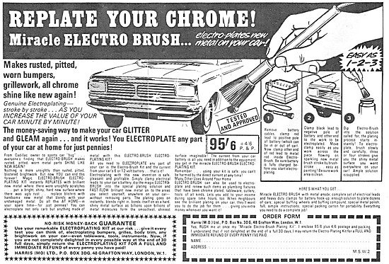 Miracle Electro Brush - Electroplating Tool 1968                 