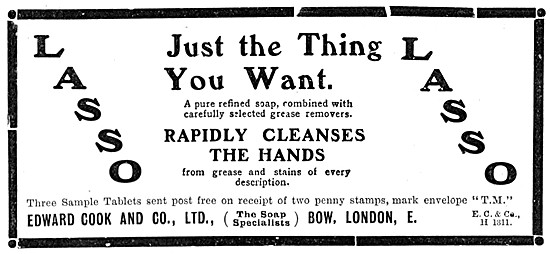 Lasso Hand Cleaner 1904 Advert                                   