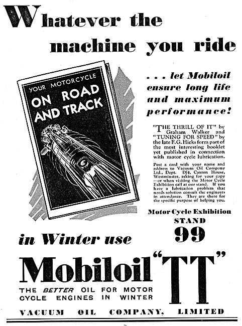Mobiloil TT Engine Oil For Sports Machines                       