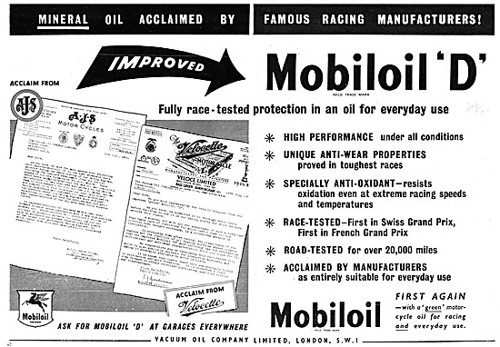Mobiloil D Motor Oil                                             