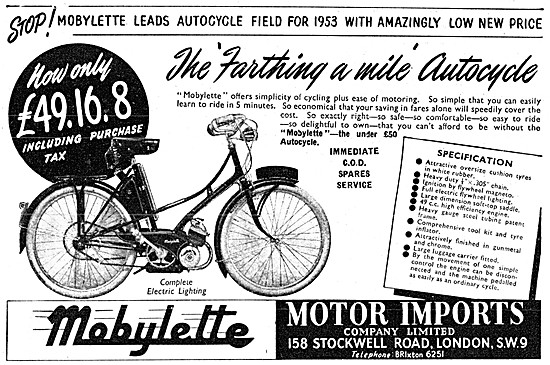 Mobylette Autocycle                                              