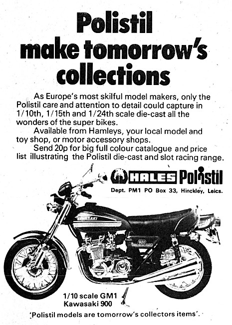 Hales Polistil Motor Cycle Models                                