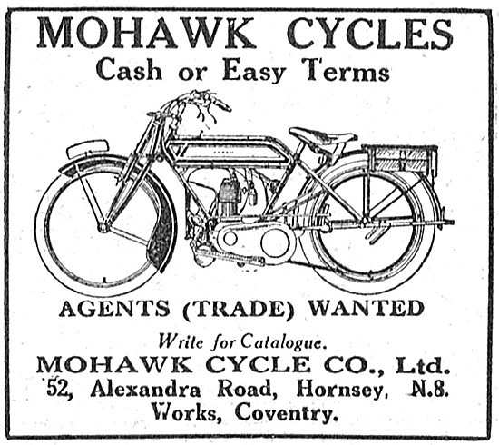 1923 Mohawk Motor Cycles                                         