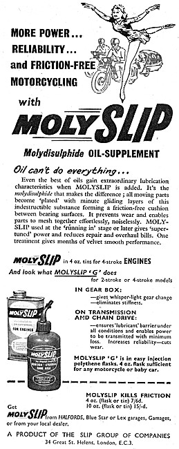 Molyslip Oil Additive - Molydisulphide Oil-Supplement            