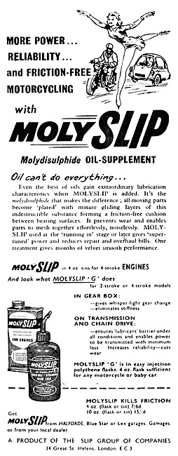 Molyslip Molydisulphide Oil-Supplement                           