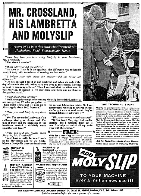 Molyslip Oil Additive                                            