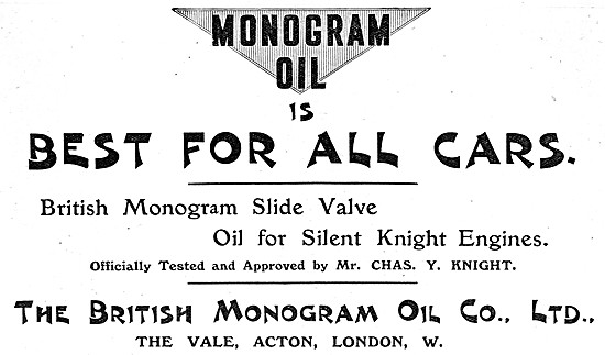 Monogram Motor Cycle Oil                                         