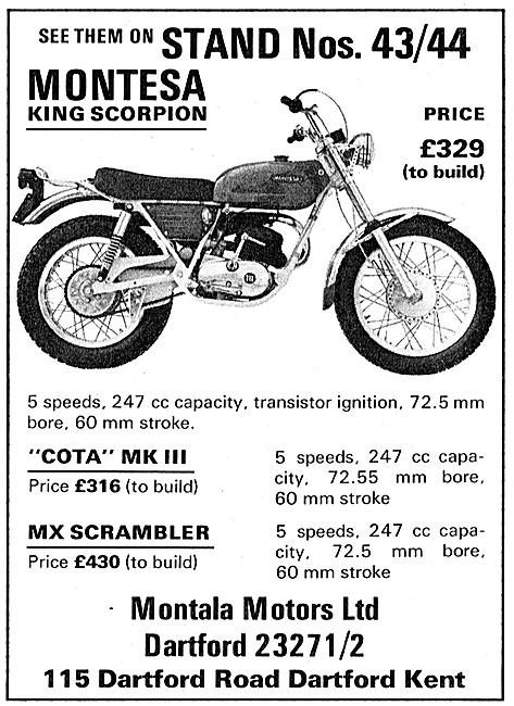 Montesa Motor Cycles - Montesa King Scorpion 250cc               