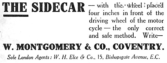 Montgomery Sidecars 1915                                         