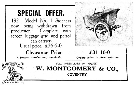 Montgomery Model 1 Sidecar                                       