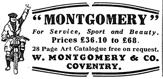 Montgomery Motor Cycles 1929 Advert                              