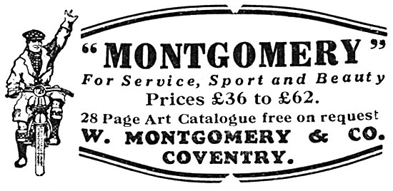 Montgomery Motor Cycles 1930 Advert                              