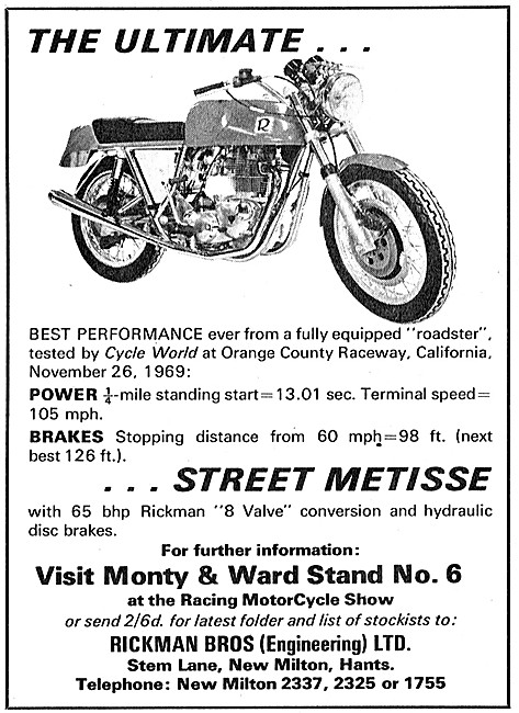 Monty & Ward Rickman Triumph Street Metisse                      