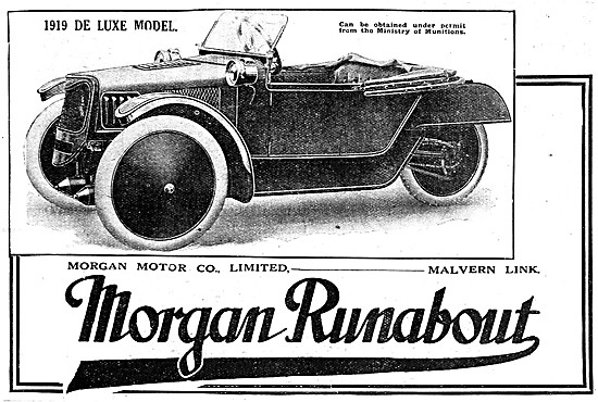 Morgan Runabout De Luxe Model                                    