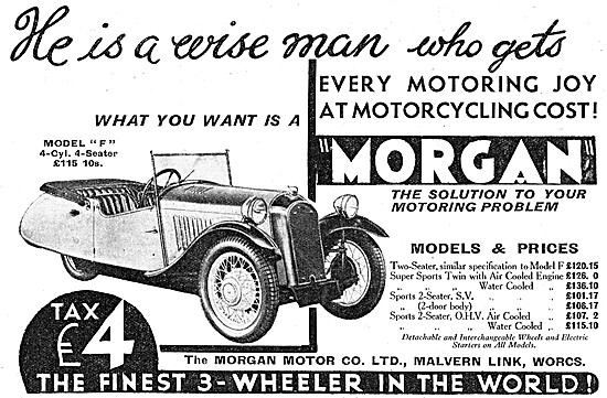 Morgan Model F 4-Seater 1936                                     