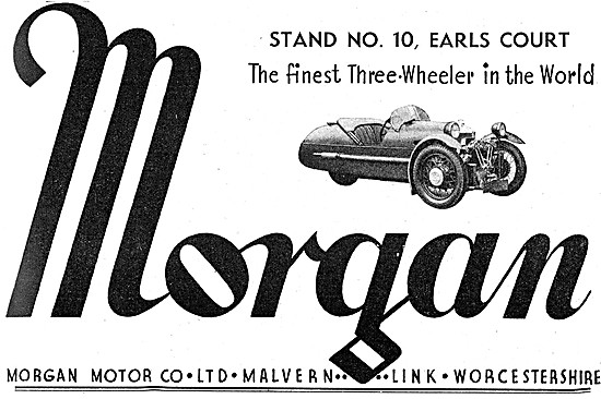 Morgan Cars - Morgan Three-Wheeler Cars 1938                     