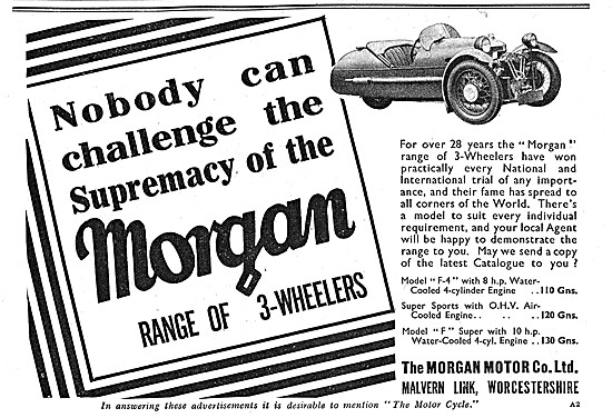1939 Morgan 3-Wheeelers - Morgan Cars                            