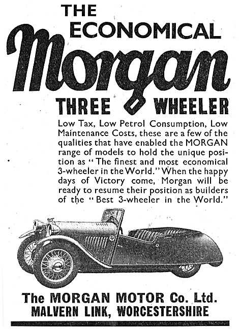 Morgan Three Wheeler Cars                                        