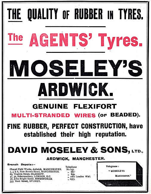 Moseley Flexifort  Tyres                                         