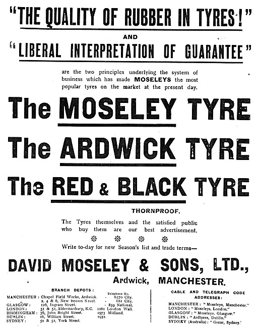 David Moseley Tyres - Moseley Ardwick Tyres                      