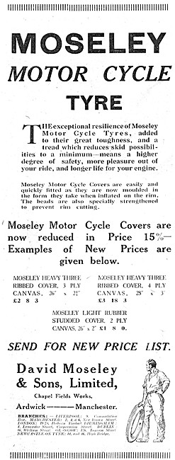 Moseley Motorcycle Tyres                                         