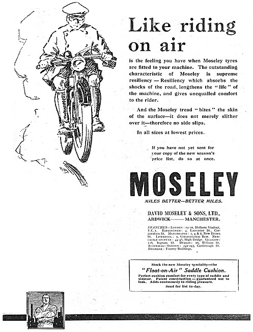 Moseley Float-On-Air Cushions - Moseley Tyres                    