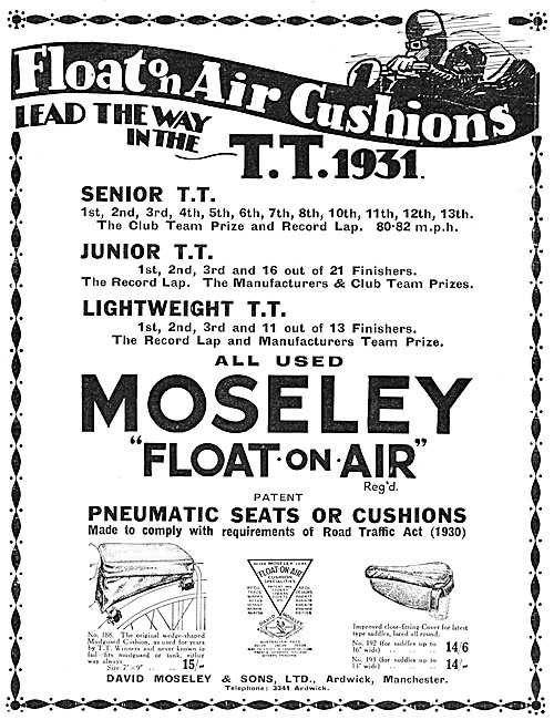 Moseley Float-On-Air Seats &  Cushions - Moseley Seats           