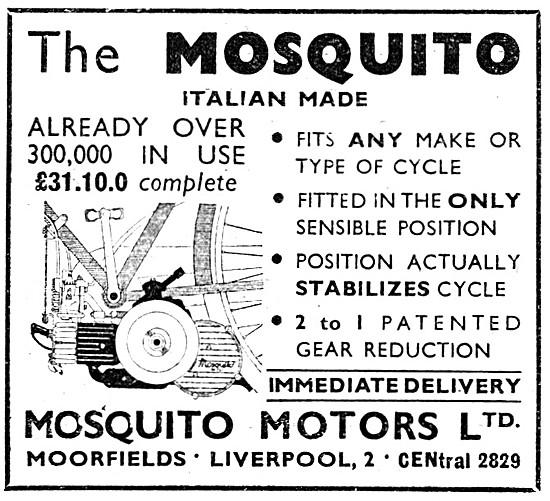 1952 Mosquito Cycle Motor 38 cc                                  