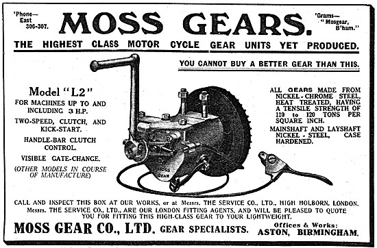 Moss Motor Cycle Gears & Gearboxes                               