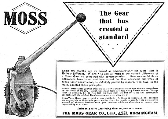 Moss Motor Cycle Gears                                           