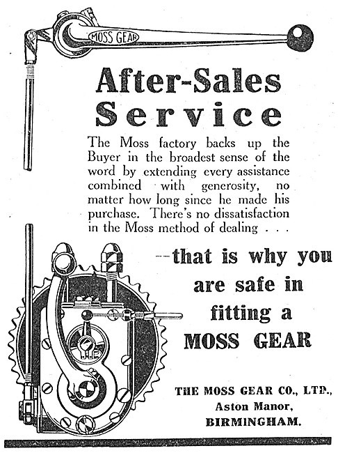 Moss Gears - Moss Motor Cycle Gearboxes                          