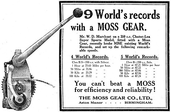 Moss Gears - Moss Motor Cycle Gearboxes                          