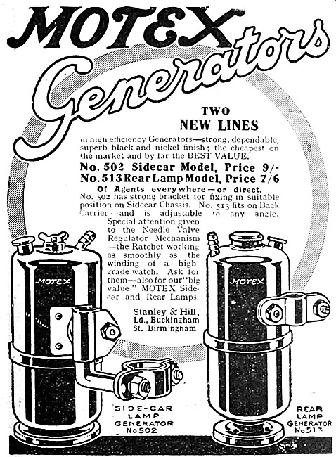 Motex Acetylene Generators                                       