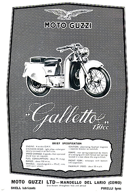 1950 Moto Guzzi Galletto 150 cc                                  